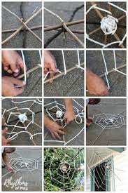 Giant Diy Halloween Spider Web Decoration Diy Halloween Spider Web Spider Web Halloween Decorations Halloween Decorations Diy Outdoor