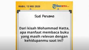 Soal Dan Jawaban Smp Kelas 7 9 Tvri Rabu 13 Mei 2020 Apa Manfaat Membaca Buku Yang Masih Relevan Surya