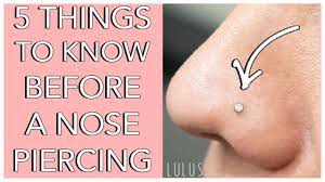 Despite stigma and unfavorable speculation, piercings have. 5 Things To Know Before Getting A Nose Piercing Youtube