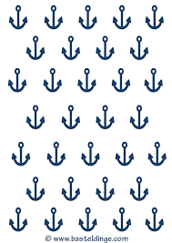 Weitere ideen zu schablonen, ausmalbilder, anker. Anker Geschenkpapier Muster Zum Ausdrucken Basteldinge