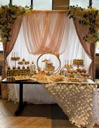 Rose Gold And Florals Baby Shower Party Ideas Photo 1 Of 6 Rose Gold Baby Shower Spring Baby Shower Baby Girl Shower Themes