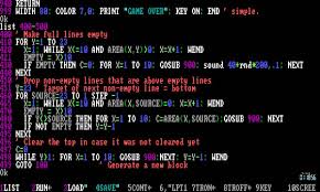 Basic (comparative more basic, superlative most basic). Writing A Tetris Clone In Gw Basic Tandy 1000 Programming Example Youtube