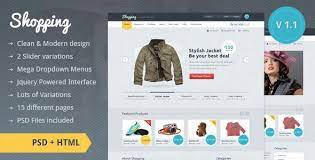 20 Free And Premium Ecommerce Shop Html Website Templates And Layouts Designmodo Wordpress Template Ecommerce Themes Templates
