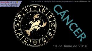 Las personas nacidas el 13 de junio tienden a tener excelentes ideas y planes exitosos. Horoscopo Diario Cancer 13 De Junio De 2018 Youtube