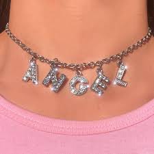 In the final paragraph you can express your hope to improve the. Angel Big Letter Bling Bling 90s Aesthetic Tumblr Chain Necklace Women Choker Unif Bitch Daddy Night Club Cool Accessory Unisex Buy At The Price Of 11 88 In Aliexpress Com Imall Com