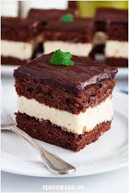 Murzynek Z Kremem I Love Bake Baking Recipes Food Baking