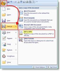 2017 Microsoft Office Add In Microsoft Save As Pdf Or Xps Untuk Windows Unduh