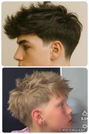 Looking for somebody to cut my son's hair like either one of these. If your  son has this cut, let me know where you go. Thanks!!