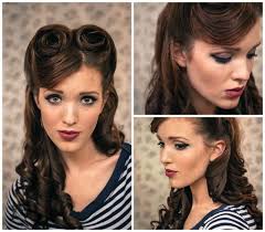 Sweetheart Hair Week Tutorial 2 Retro Victory Rolls Vintage Hairstyles Tutorial Vintage Wedding Hair Roll Hairstyle