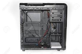 There are two types of system casing or pc case. Opened Computer System Unit Isolated On A White Background Stock Photo Picture And Royalty Free Image Image 97126234