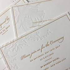 Pale Floral And Gold Wedding Sesame Letterpress Design Floral Letterpress Wedding Invitations Embossed Wedding Invitations Letterpress Wedding Invitations