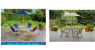 33.8l x 33.8w x 27.5h. Mainstays Albany Lane 6 Piece Folding Dining Set Multiple Colors Patio Garden Furniture Sets Home Garden Worldenergy Ae