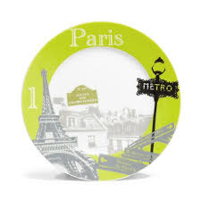 Assiette A Dessert En Porcelaine Verte D 21 Cm Porcelaine Verte Maison Du Monde Et Assiette