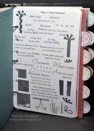Stamp N Piece My Own Stamp Book Book Stamp Craft Organization Scrapbook Room