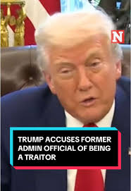 Trump Accuses Miles Taylor of Treachery