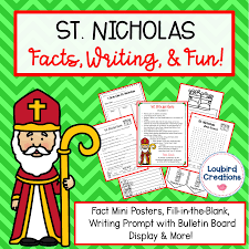 Saint Nicholas Facts Writing And Fun Writing Activities Writing Lessons Writing