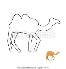 Shipping did take a little time but i understand why. Camel Coloring Book Desert Animal Vector Illustration Canstock