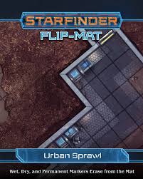 Details About Starfinder Roleplaying Game Rpg Presale Flip Mat Urban Sprawl New