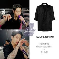 Rm wears a berluti jacket, turtleneck and pants, and saint laurent … Jungkook Expensive Looks Over Rs 1 Lakh Bts Member Jungkook S Super Expensive Designer Shirt Is Worth Checking Out