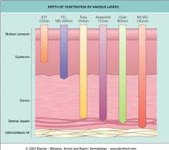 Depth Of Penetration By Various Lasers This Figure Was