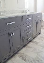 classic gray and white bathroom the
