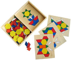 Build A Picture Puzzle Shape Set Www Mywoodentoys Com Au Wooden Pattern Pattern Blocks Wooden Puzzles