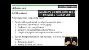 Baik itu berkaitan dengan struktur dan fungsi sistem peredaran darah pada manusia maupun gangguan pada sistem peredaran darah yang ada pada manusia. Jawaban Pg Uji Kompetensi Bab 4 Ips Kelas 9 Halaman 283 Indonesia Dari Masa Kemerdekaan Hingga Masa Youtube