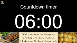 If you want to start again and set timer for 11 minutes or set alarm for 11 minutes, just press the reset button. 6 Minute Countdown Timer With Alarm Including 5 Recipes Youtube