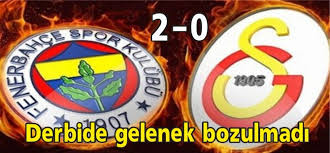 Galatasaraylı oyuncuların penaltı itirazında bulunduğu sırada maç 4 dakika durdu. Fenerbahce Galatasaray Tum Mac Sonuclari