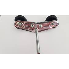 Roulette A Doubles Galets Axe 10 Pour Porte Normstahl Ekoenig Domotique