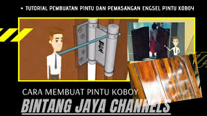 Biasanya disebabkan oleh engsel pintu yang sudah aus, sehingga kurang presisi. Cara Membuat Dan Memasang Pintu Koboy Youtube