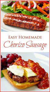 Easy Homemade Chorizo Sausage Lower Salt No Added Preservatives Recipe Homemade Sausage Recipes Homemade Chorizo Sausage Recipes
