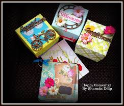 Photo album box easily make a creative explosion box by yourself…. Happymomentzz Crafting By Sharada Dilip Rakhi Explosion Box Handmade Rakhi Cards