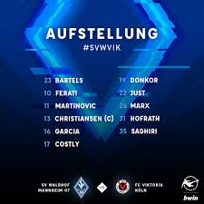Fc köln aufstellung heute , 1. Sv Waldhof Verspielt Sieg Gegen Viktoria Koln Stimmen Zum Remis Waldhof Mannheim