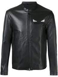 Fendi Bag Bugs Leather Jacket Farfetch Leather Jacket Leather Jacket Men Style Designer Leather Jackets