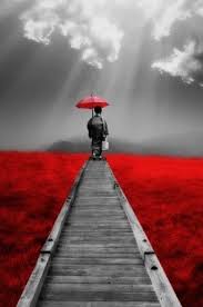 Black And White Pictures With Red Umbrella Pin By Carmeletta Paulsen On It S Red Art Work Flags Posters Etc Red Umbrella Photo Everything Is Possible