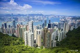 Skyline reflected in glass facade of a modern building. Most Beautiful Skyline In Hong Kong Travel Notes And Guides Trip Com Travel Guides