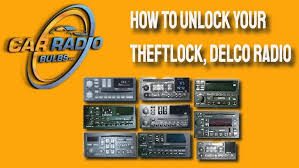 Jun 09, 2009 · remove the radio and take it to your nerest gm parts counter at any gm dealership and they can make a short phone call and get you the one time unlock code and then you can disable the theft lock or just enable it with a password xxxxx you know. How To Unlock Your Theftlock Delco Radio Youtube