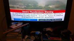 Severe storm rolls through tucson. Real Eas 445 Severe Thunderstorm Warning On Tv Youtube