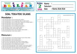 Check spelling or type a new query. Soal Teka Teki Silang Tts Ipa Kelas 2 Sd Wacana Nama Nama Alat Dan Kunci Tanggapan Bimbelbrilian