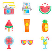 695 Icon Packs Of Summer Icon Pack Summer Icon Free Icon Set