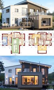Modern Villa Architecture Home Plan Innenarchitektur Concept M 170 In 2020 Modern Villa Design Villa Design Architecture House