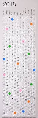 2018 Bubble Wrap Calendar A Poster Sized Wall Calendar With A Bubble To Pop Everyday Modern Calendar Calender Design Calendar 2019 Design