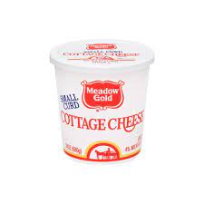 Meadow Gold Small Curd Cottage Cheese 24oz Cottage Cheese Curd Local Dairy