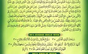 Waktu pelaksanaan sholat ini adalah selepas sholat isya, dan dilakukan. Wirid Setelah Sholat Witir Bulan Ramadhan