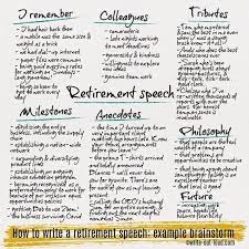 Check spelling or type a new query. How To Write A Retirement Speech