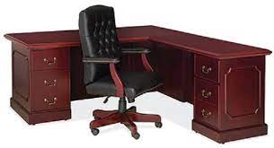 Corner side l shaped table, home office computer desk with small desktop shelf, study writing desk with round fillet edge, desks for. Traditional L Shape Desk Mahogany Mad Man Mund