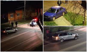 Foto Video Accident Pe B Dul Lucian Blaga MaÈ™inÄƒ ProiectatÄƒ Pe Trotuar