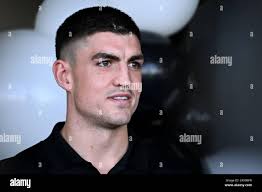 Melbourne, Australia. 24th Sep, 2023. Brayden Maynard of Collingwood speaks  to media during a Magpies AFL media session at Olympic Park oval in  Melbourne, Sunday, September 24, 2023. The Collingwood Magpies will