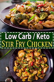 Keto Chicken Stir Fry Low Carb Stir Fry Chicken With Vegetables Recipe Best Stir Fry Recipe Stir Fry Low Carb Keto Recipes Dinner
